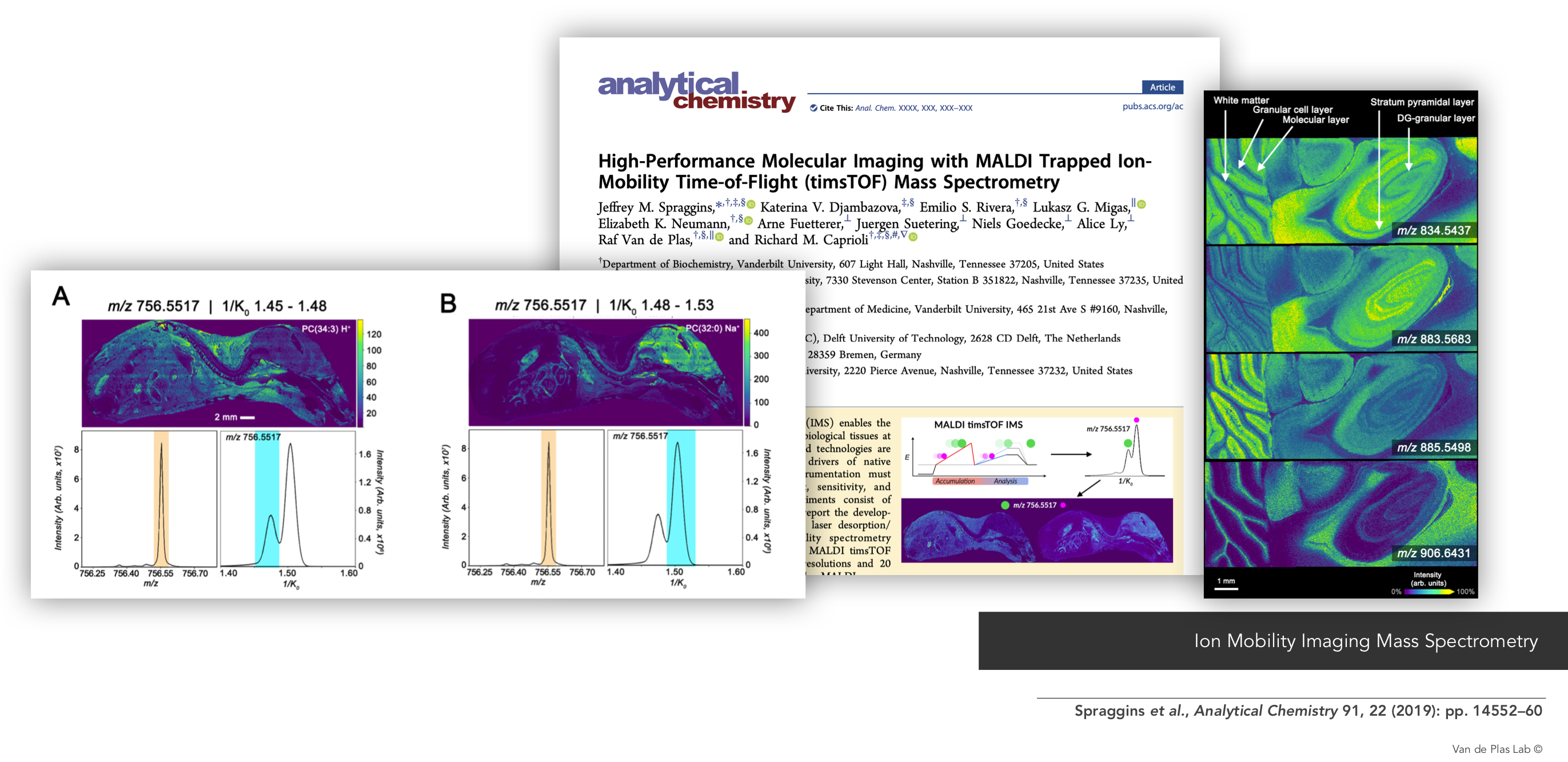 Example of Ion Mobility Imaging Mass Spectrometry: Spraggins et al., Analytical Chemistry 91, 22 (2019): pp. 14552–60